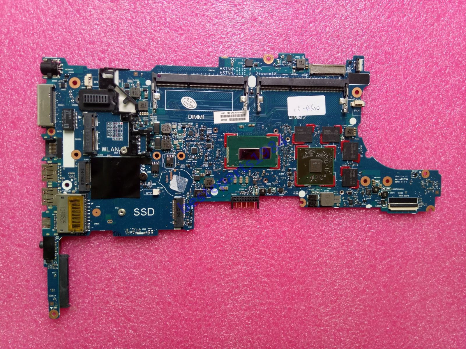 NEW HP 840 850 730804-601 730804-001 Core i5-4300 100% tested Laptop Motherboard